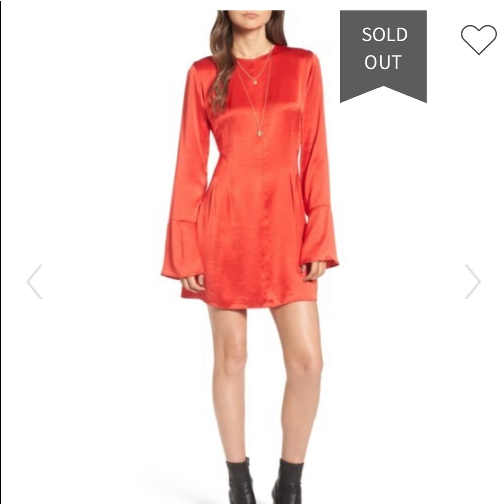 Something Navy x Treasure and Bond Red Mini Dress